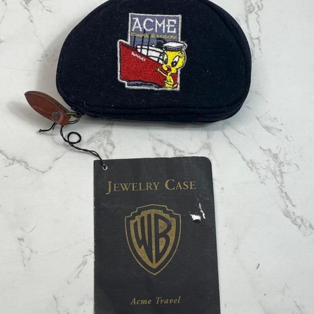Vintage Warner Bros. Acme Travel Tweety Jewelry Case